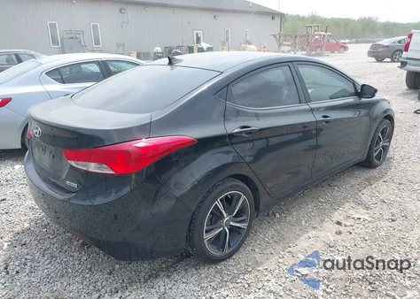 2012 Hyundai Elantra Limited z USA, uszkodzony, nr VIN 5NPDH4AE0CH102854